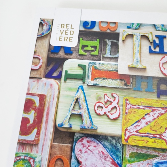 Belvedere Prestige Collection 1000 Piece Puzzle Alphabet Abstract Colorful - Picture 5 of 9